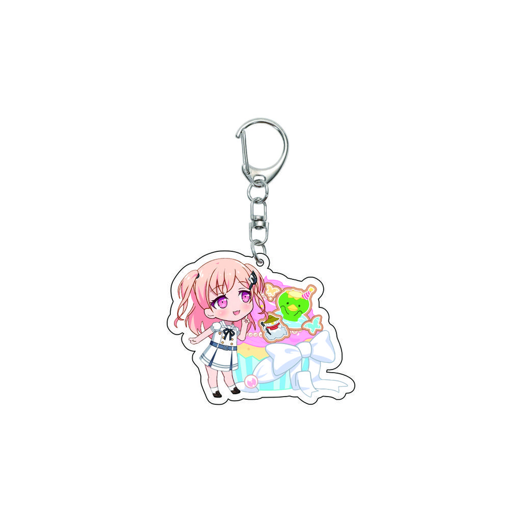 55MM Аниме banG Dream Брелок Тояма Касуми/Сая Ямабуки/Ханазоно Таэ Брелок Акриловая Модель Пластина Рождественские Подарки