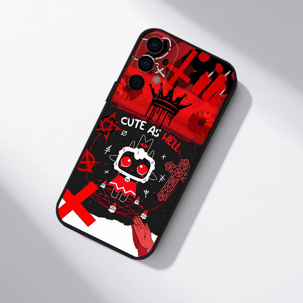 Чехол для телефона C-Cult the L-Lamb Sheep Черный для Samsung S25, S24, S21, S22, S23, S30, Ultra, S20, Plus, Fe, Lite, 5G