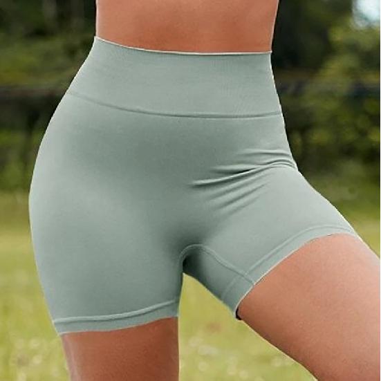 Outdoor Hip Lifting Three Part Yoga Shorts High Waist Fitness Pants Sports Running Shorts Women'S Yoga Clothes Quick Drying Shorts Women'S