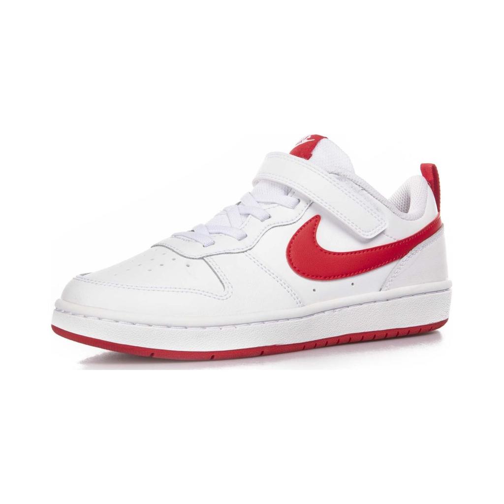 Nike Low 2 Trendy Casual Non-Slip Breathable Low-Top Kids Skate Shoes Kids Sneakers Red White BQ5451-103