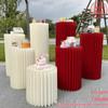 Wedding & Event Origami Dessert Display Stand - Round Foldable Columns for Cakes and Ornaments