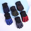 Cold-proof Warm Gloves, Winter Velvet Thickened Riding Men's Cycling Down Cotton Adult Ski Non-slip Gloves
