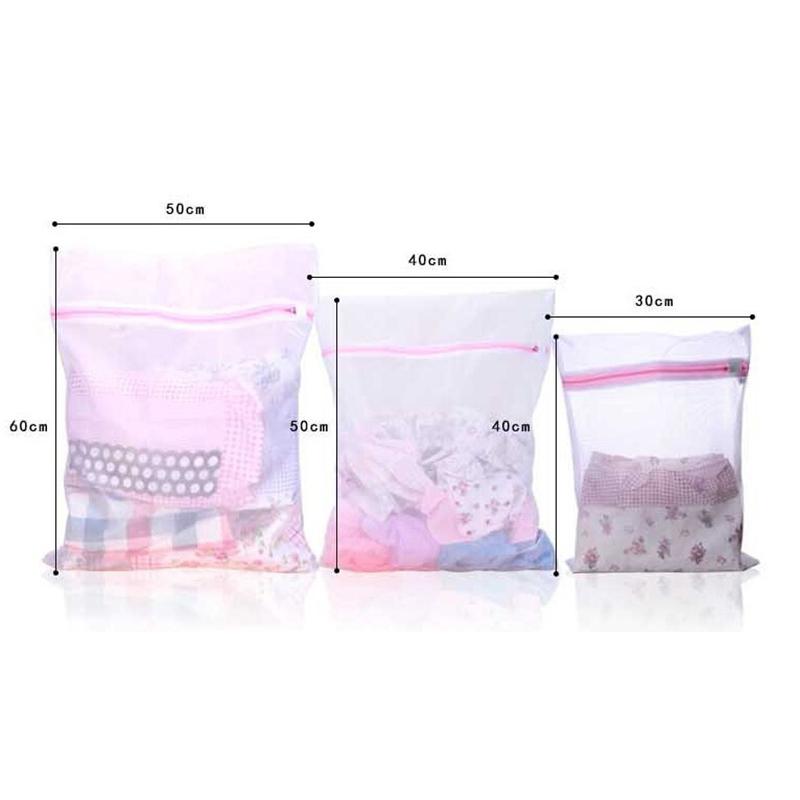 3 Sizes Underwear Clothes Aid Bra Socks Laundry Washing Machine Net Mesh Bag