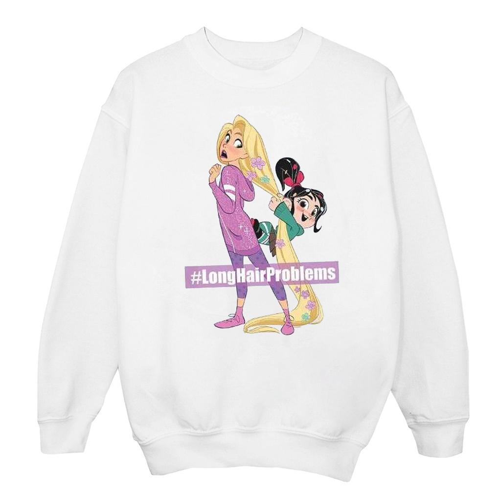 Disney Womens/Ladies Wreck It Ralph Rapunzel And Vanellope Sweatshirt