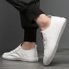 Man Shoe Little White Shoes Spring/Summer New Low Top Men Casual Shoes Breathable Genuine Leather Men's Shoes Designer Loafers