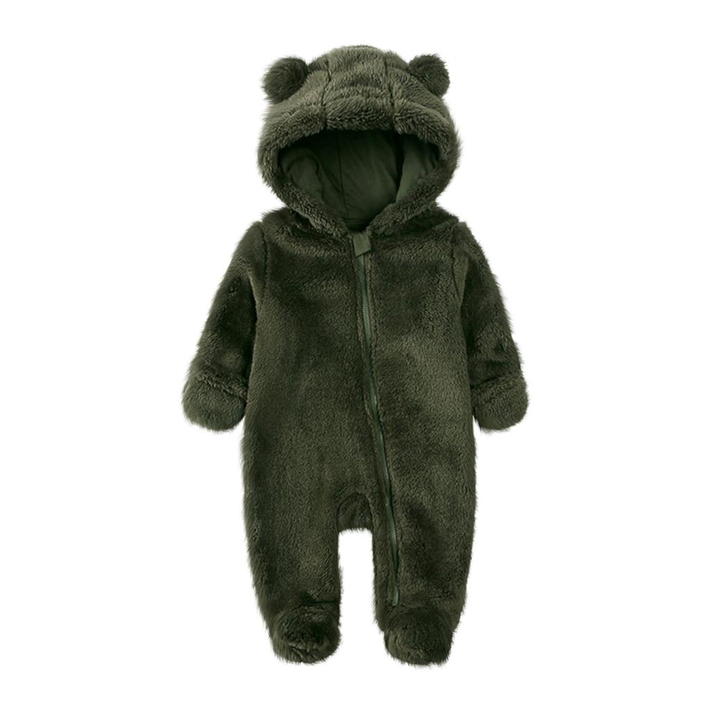 Детская одежда для ползания на Хэллоуин, весенне-осенний комбинезон с капюшоном и длинными рукавами на молнии