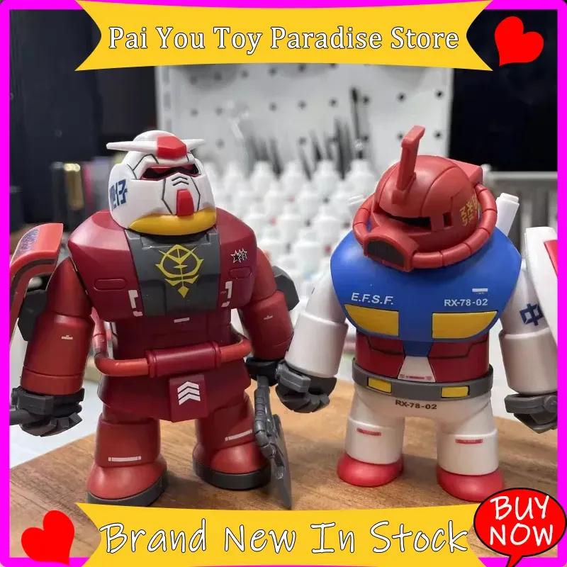 Yuanzu Толстый Заку Rx-78-02 Магнитная Сборная Модель Меха Экшн-Фигурка С Подставкой Водные Декали Настольный Декор Игрушка Подарок