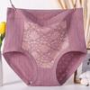 Middle-Aged Women's High Waist Pure Cotton Plus Size Briefs