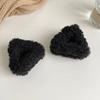 1 Pair Plush Cat Ear Hair Clips Non-Slip Triangle Side Hair Bangs Claw Clamp Decoration Hairpins Winter Women Girls Hair Accessories Birthday