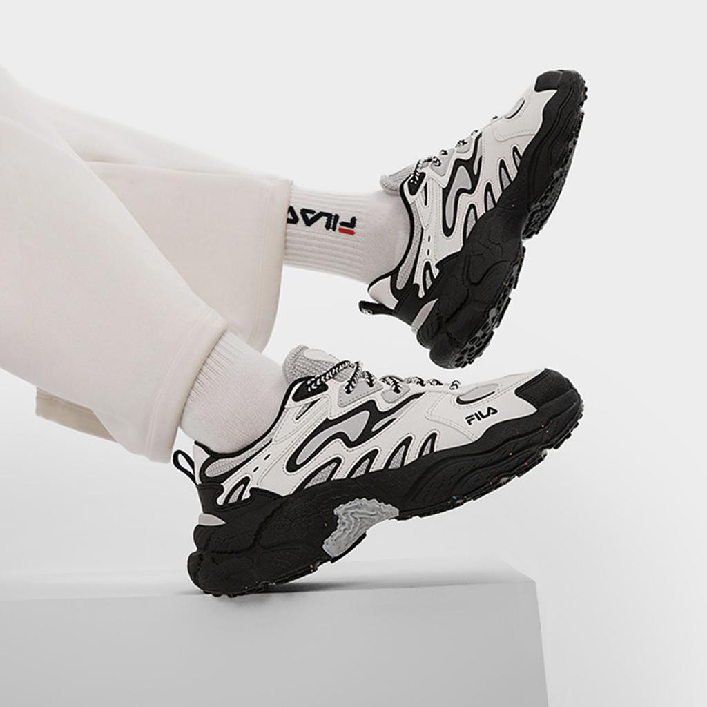 Fila Кроссовки Fern Износостойкие Увеличивающие рост Низкие Массивные Кроссовки Женские Белый Серый F12W441119FSV