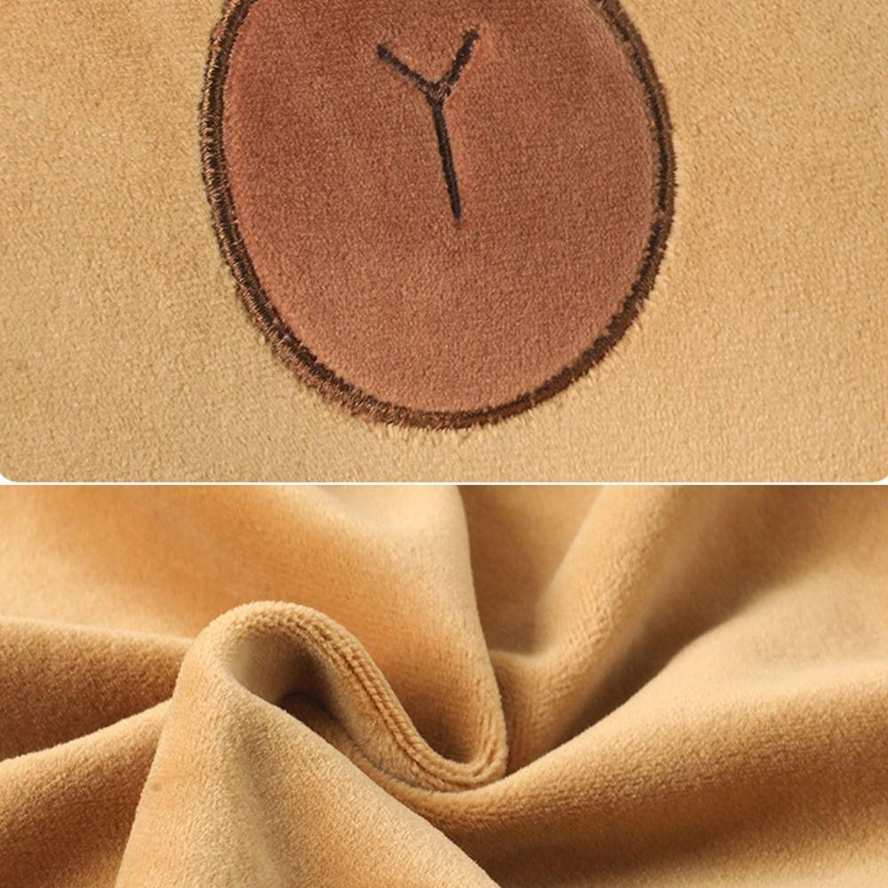 Портативная хлопковая подушка-подголовник капибара U-образной формы, дорожные подушки, суперлегкая, надувная нажатием, шейная подушка, поезд