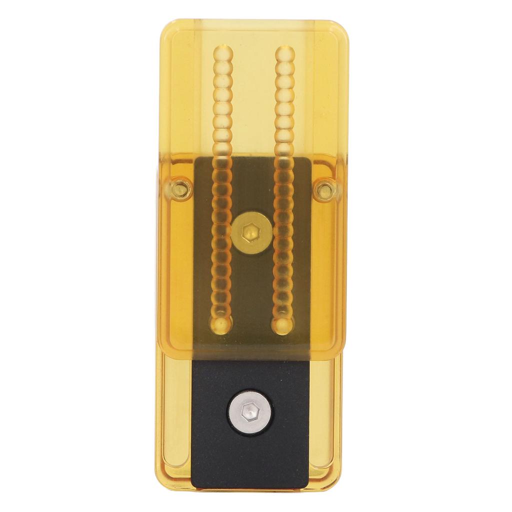 Amber Transparent PEI Slider Toy Stress Relief Decompression Double Track Amber Slider Push Toy