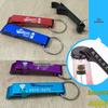 Creative Logo-Printed Multifunctional Keychain Beer Bottle Opener | Engraved Practical Advertising Gift
