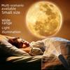 Moon Projection Lamp - Welcome Logo Starry Sky Night Light for Bedroom, Sunset & Background Lighting