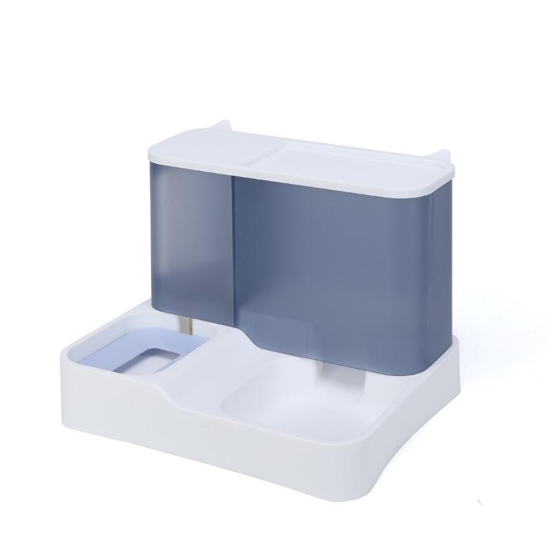 Товары для кормления и поения домашних животных, кошек и собак, автоматическая кормушка для кошек, дозатор еды, миска для питья и воды 2 в 1, большая емкость, товары