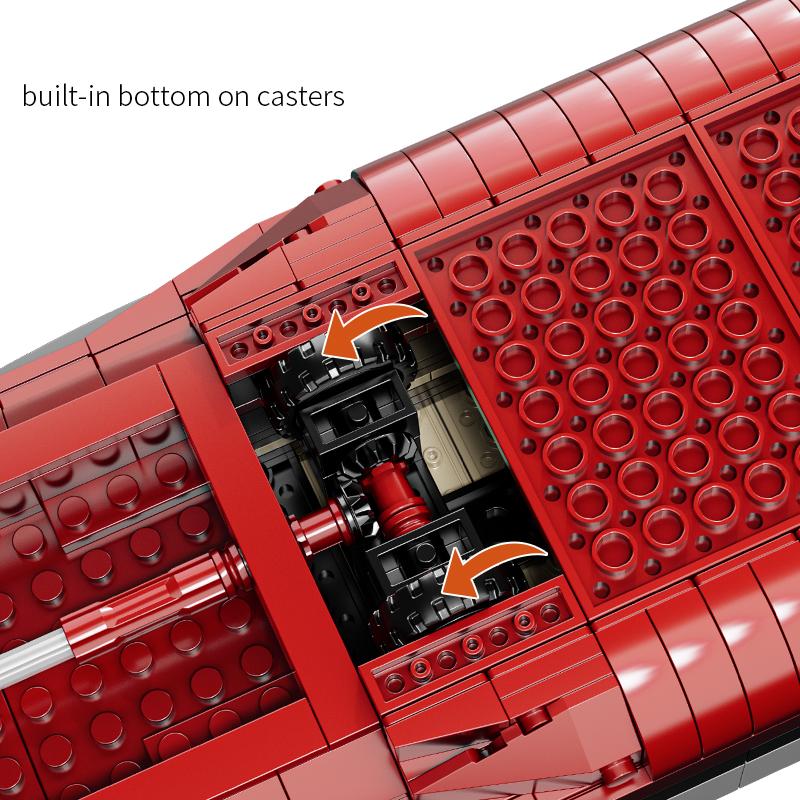 Non-Toxic 2228+Pcs Ww2 Military Model Blocks Warships Lowa Class Uss Missouri Battleship Building Blocks Moc Classic Toy For Kids Children Gift