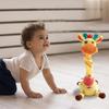 Dancing Talking Giraffe Toy, Stuffed Animal Baby Toy Repeating What You Say, Glowing Musical Giraffe With Children'S Songs Gifts