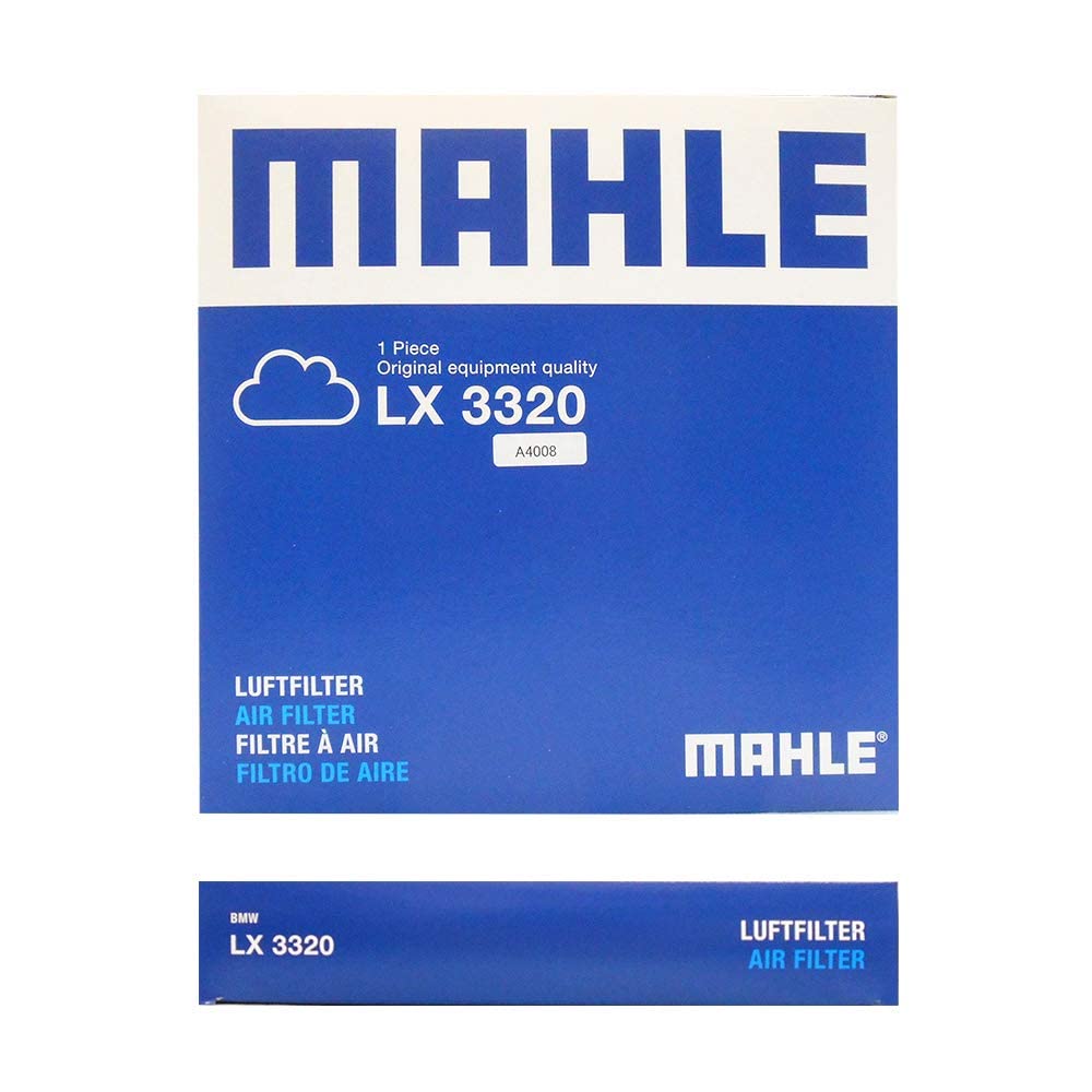 MAHLE Air Cleaner Filter for BMW 1 2 3 and 4 Series and MAHLE Model compatibility must be Made by the original filter Series, Series, Series, (F20,