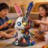 TOYLINX 1377 деталей Киберпанк Механический Кролик Строительные Блоки Со Светодиодной Подсветкой DIY Игрушка для Взрослых Коллекционная Головоломка