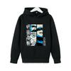 Детские толстовки с принтом Jujutsu Kaisen для мальчиков, осенне-зимние топы с длинным рукавом, повседневный пуловер, мода Харадзюку, детские флисовые свитшоты