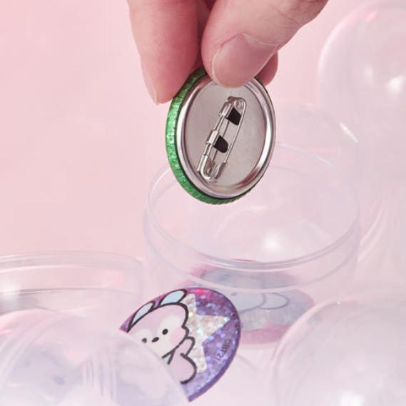 BT21 Minini Lucky Gatcha Can Badge 7ea Set