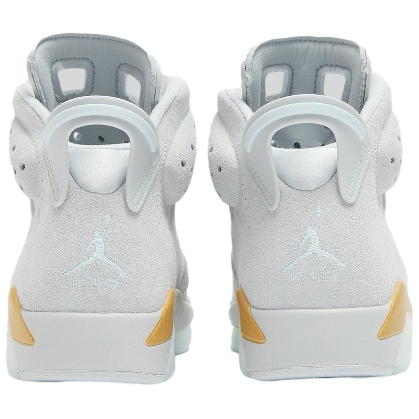 Женские кроссовки Air Jordan 6 Retro Craft Pearl серые, чисто-платиновые, ледниково-голубые DQ4914-074