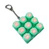 9-Keys Fidget Keyboard Toy Stress Anxiety Relief Cat Paw Keyboard Finger Clicker Keychain Portable Decompression Button Sensory Toy