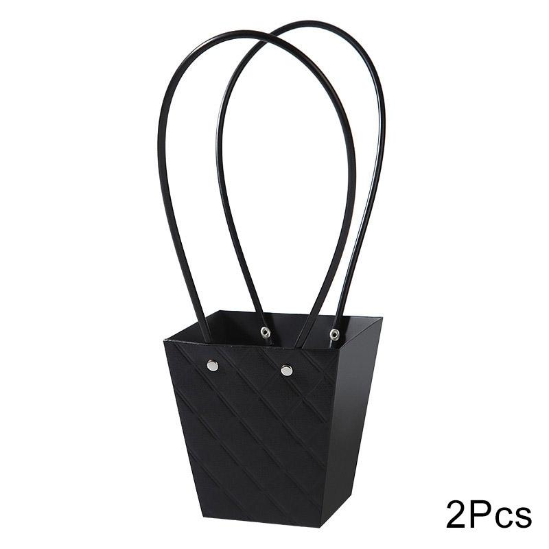 1 шт., сумка для упаковки цветов, портативная с ручкой, роза, крафт-бумага, красочная коробка для цветов, подарок на день рождения, свадебная вечеринка