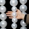 10 шт. Элегантная 5,5 см / 8 см Искусственный Большой Жемчуг Пластиковый Круглый Жемчужный Бусинный Гирлянда Белый Шарик Подвеска Свадебный Фон
