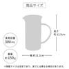 HARIO Tall Beaker 300mL Made in Server, Capacity, Heat-Resistant Glass, Japan, TBV-300