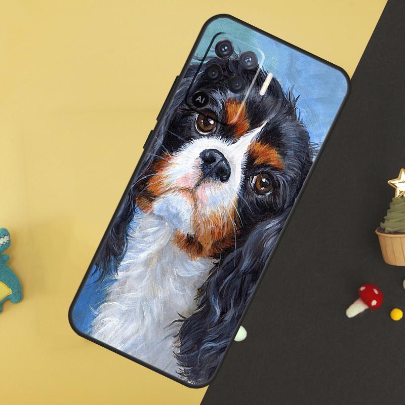 Cavalier King Charles Spaniel For OPPO A78 A98 A58 A54 A74 A94 A76 A96 A5 A9 A52 A72 A77 A79 A53S A57S A15 A16 A17 Case
