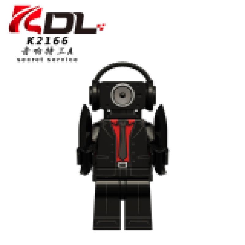 Набор строительных блоков KDL822 для детей: Образовательная игрушка: Монитор-динамик на тему туалета, телевизор