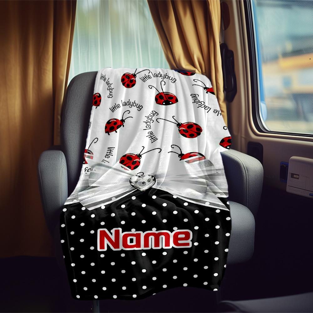 Ladybug Rv Blanket Soft Comfortable Lightweight Perfect For Travel Camping Picnics Sofas Rvs Beds Living Rooms Gifts For Friends Familyt48