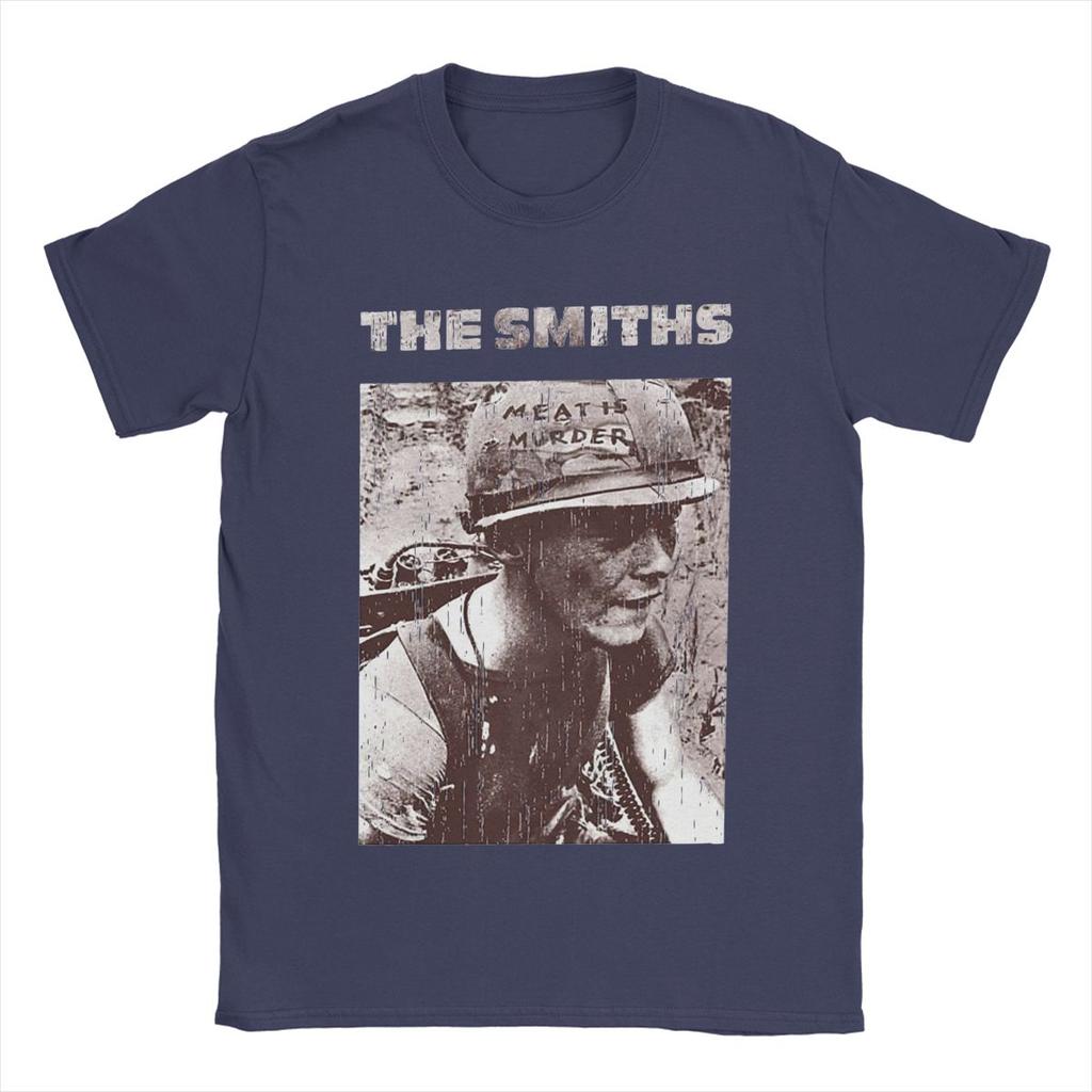 Мужские футболки The Smiths Meat Is Murder, 100% хлопок, новинка, футболка с коротким рукавом и круглым вырезом, классические футболки
