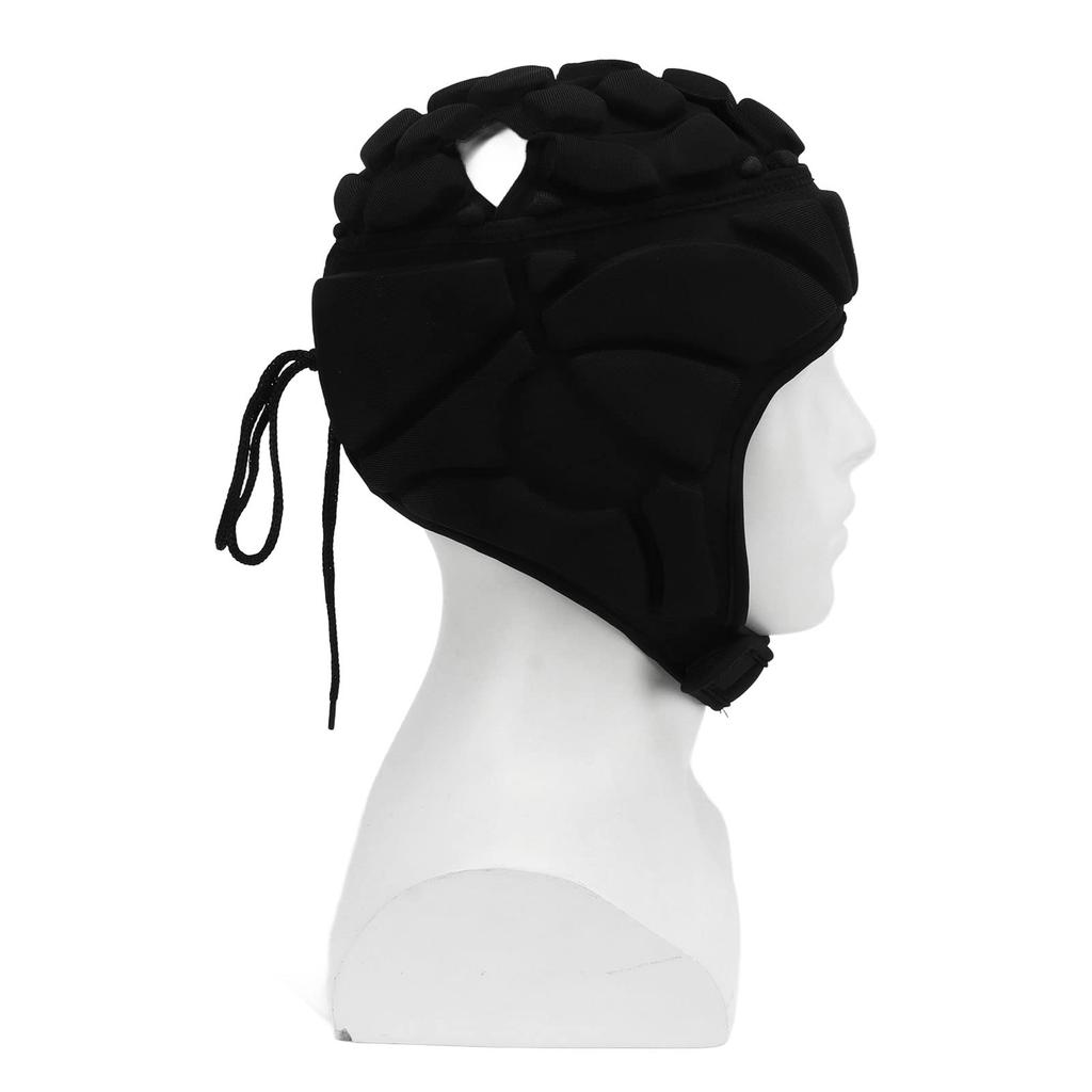 Rugby Cap Head EVA Protective Goalkeeper Helmet Guard, (L)