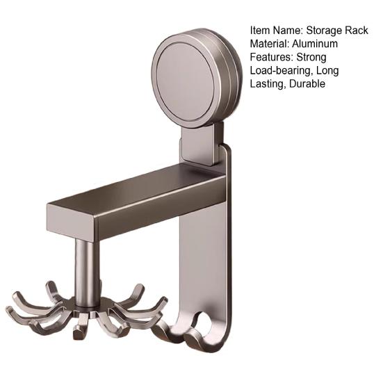 Вешалка для посуды с вращающимися крючками. Настенный кухонный органайзер. Прочная, выдерживает нагрузку. Легко использовать.