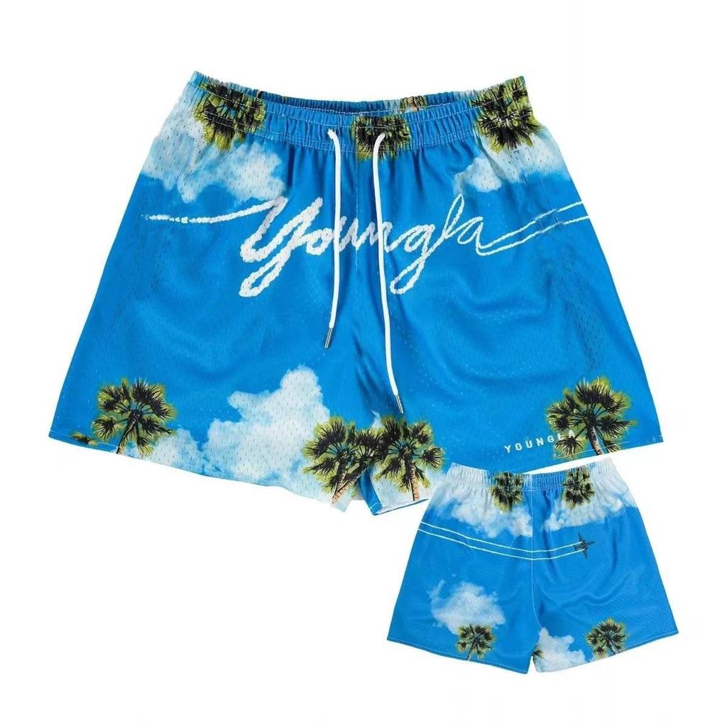 Мужские дышащие быстросохнущие баскетбольные шорты для бега