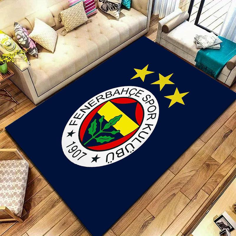 Ковер Fenerbahçe Sports Club для гостиной, спальни, дома, декора дивана, игровая коврик для детей, нескользящий коврик для пола