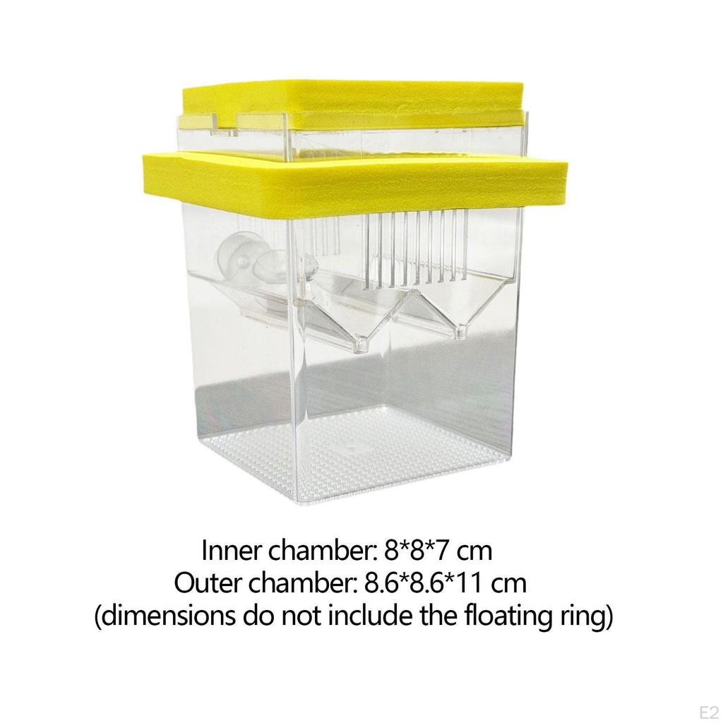 Аквариумный ящик для разведения, плавающий аквариум, инкубатор для маленьких мальков