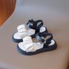 Summer New Girls Princess Flat Sandals Fashion Versatile Fold Children Causal Beach Sandals Kids Open-toe School Causal Shoes