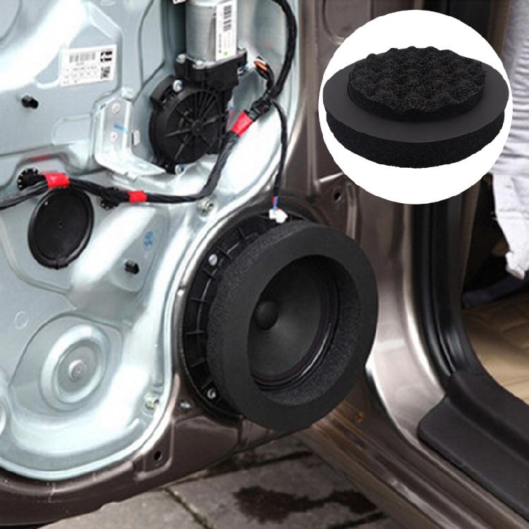 6.5" Sound Insulation Rings Universal Bass Blocker Speaker Enhancer Soundproof Speaker Baffle Door Speaker Fast Rings