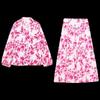 2024 Spring New Arrival European and American Women's Clothing Florals Print Shirt Skirt Suit 7484065 7484067