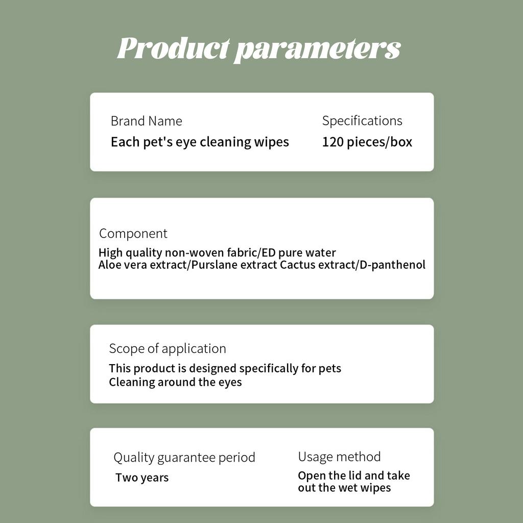 80 мл 1000 г Влажные салфетки для домашних животных, не требующие смывания, салфетки для чистки ушей кошек и собак, влажные салфетки для вытирания следов от слез, удобны для переноски и легко извлекаются.