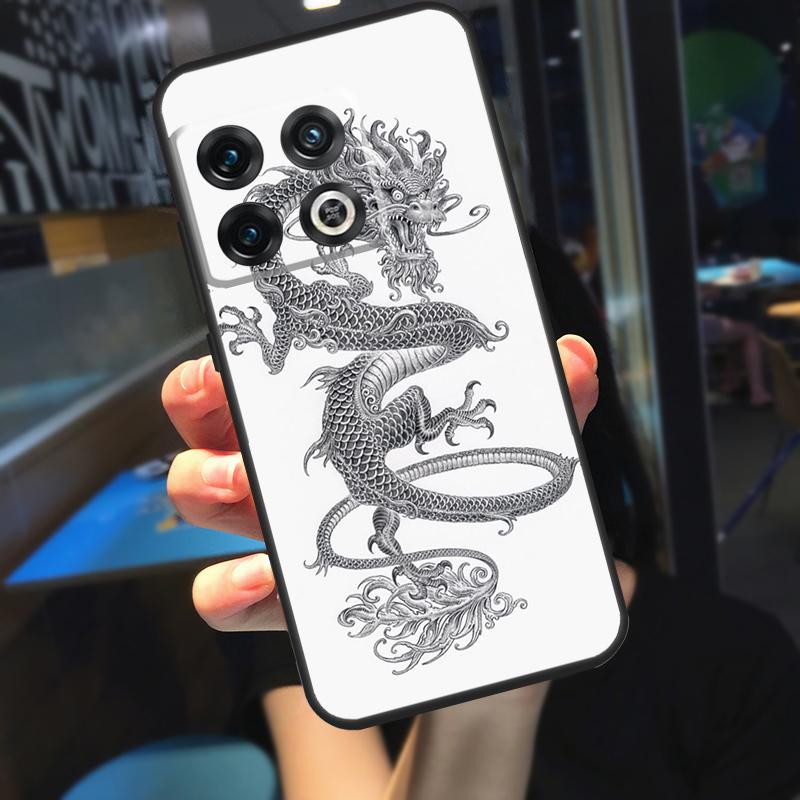 Чехол Chinese Dragon для OnePlus 10T 8T 9RT 12 13 13R 11 9 10 Pro OnePlus Nord 4 CE 2 3 Lite N20 N30