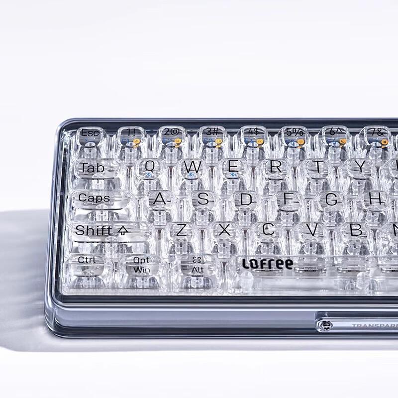LOFREE 1% Transparent Wireless Bluetooth Mechanical Keyboard