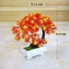 Creative Home Decor: Artificial Bonsai Grass Balls and Mini Cherry Snow Ball Trees