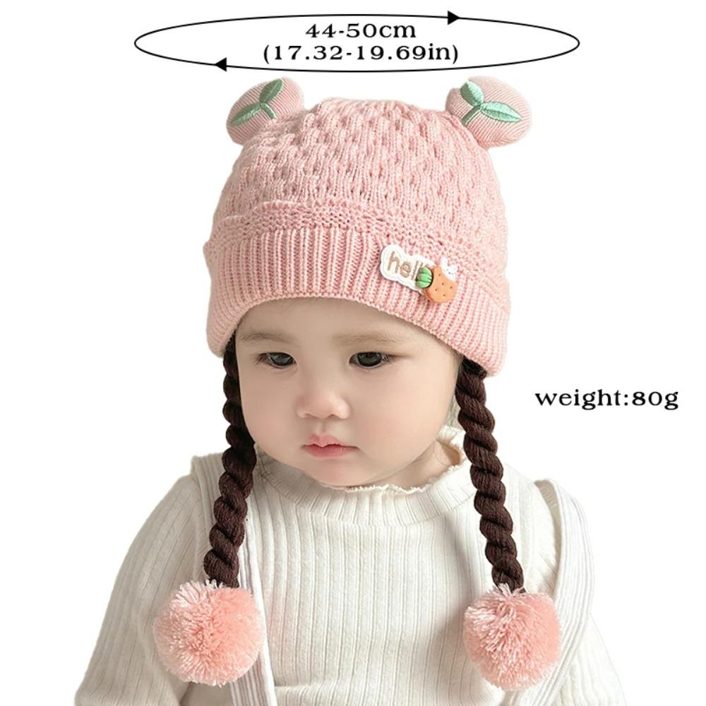 Keep Warm Baby Ear Protection Cap Thickened Toddler Beanie Cute Kids Beanie Cap Winter