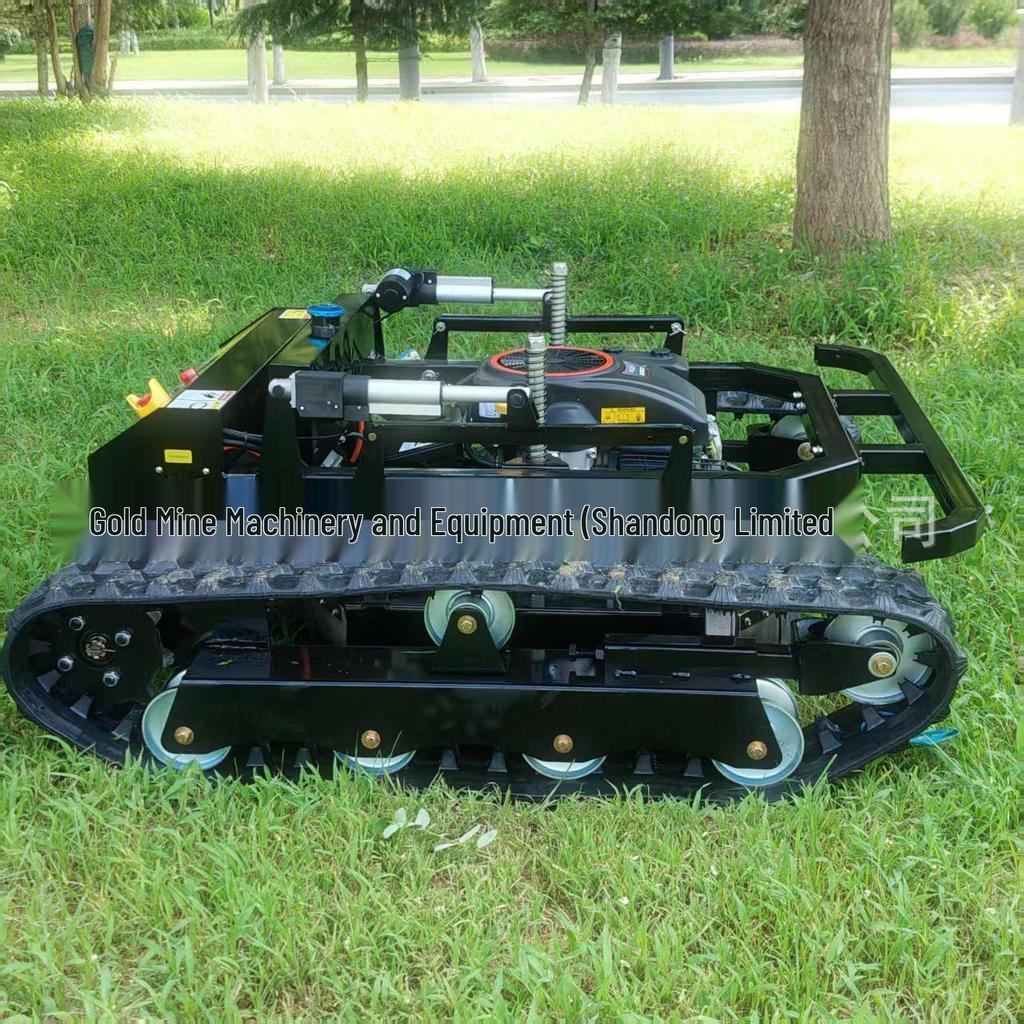 22HP Black Warrior Remote Control Crawler Lawn Mower and Weeder for Mountain Reclamation