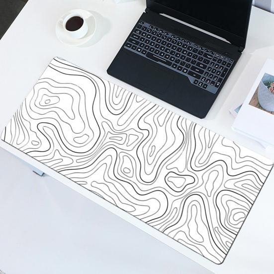 30x80CM Large Laptop Mousepad Abstract Print Non-slip Natural Rubber Waterproof Portable Foldable Gaming Mouse Pad Computer Accessories