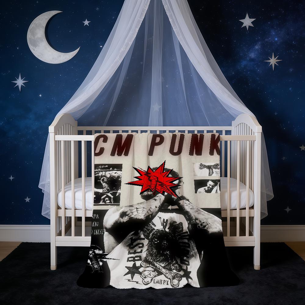 C-CM Punk P-Phil Brooks Плед Супер Теплый Удобный Плюшевый Плед Детский Домашний Диван Спальня Подарок